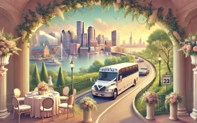 Exploring Scenic Wedding Routes Around Boston with a Charter Bus