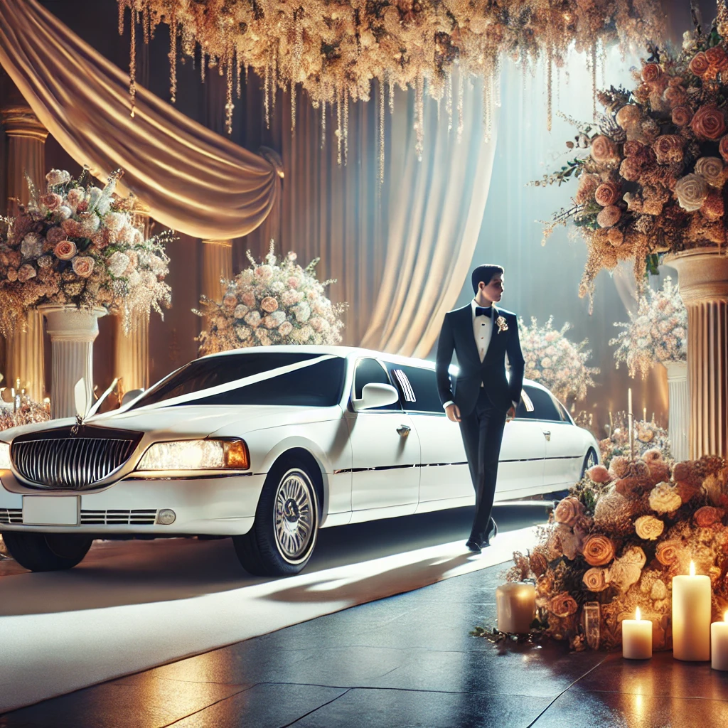 Limousine rental for wedding